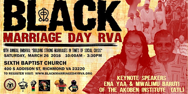 Black Marriage Day RVA 2016 Conference