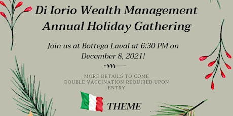 Di Iorio Wealth Management Annual Holiday Gathering primary image
