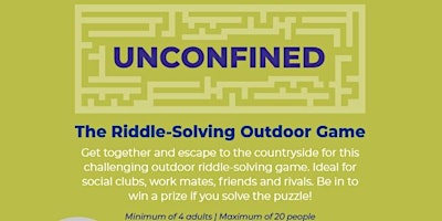 UNCONFINED -- the outdoor problem-solving game for 4 to 20 people