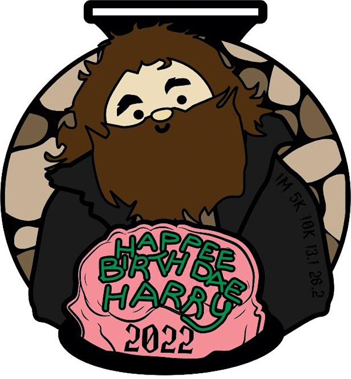 2022 Happy Birthday Harry 1M 5K 10K 13.1 26.2-Save $2 image