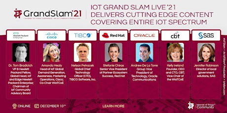 IoT Grand Slam 2021 Internet of Things Conference