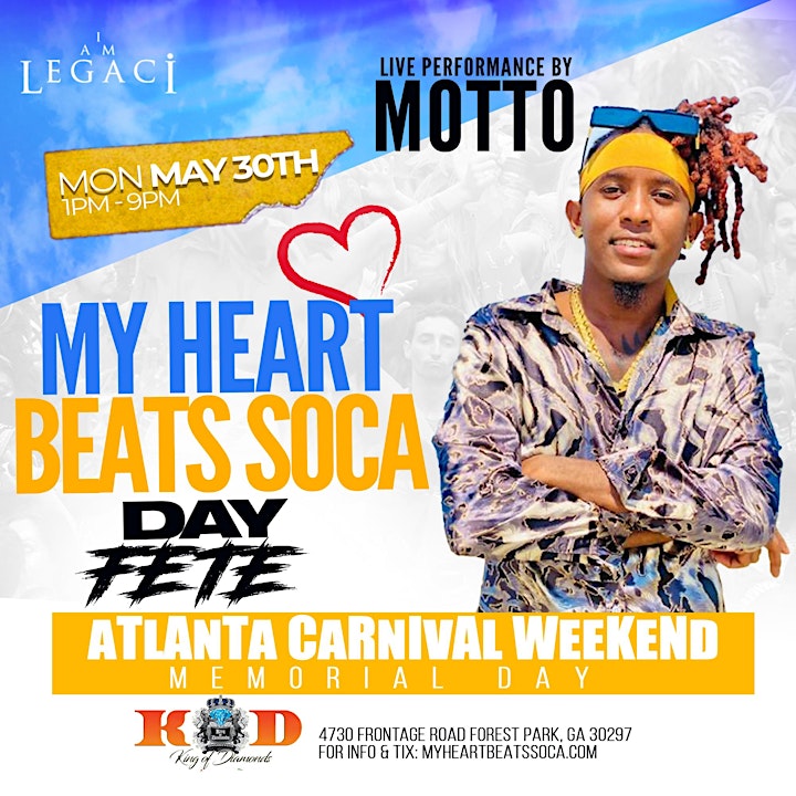 
		MY HEART BEATS SOCA  |  ATLANTA CARNIVAL 2022 MEMORIAL DAY image
