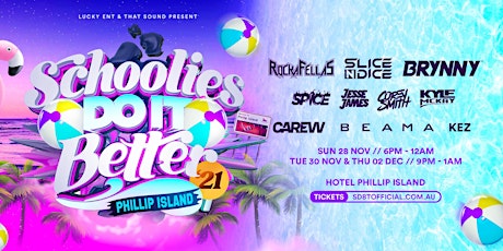 Schoolies Phillip Island |  3 DAY PASS (18+) SOLD OUT