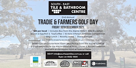 Tradie & Farmers Golf Day primary image