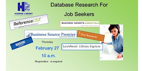 Research Databases for Job Seekers primary image