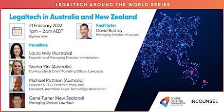 Legaltech in Australia and New Zealand tickets