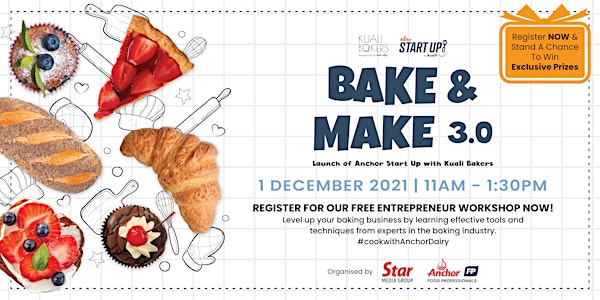 BAKE & MAKE 3.0 - Free Entrepreneur Workshop