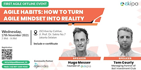 [OFFLINE EVENT] Agile Habits: How to Turn Agile Mindset into Reality primary image