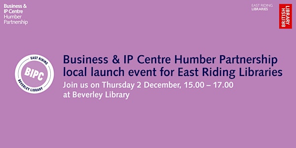 BIPC Humber Partnership East Riding Libraries Launch Event