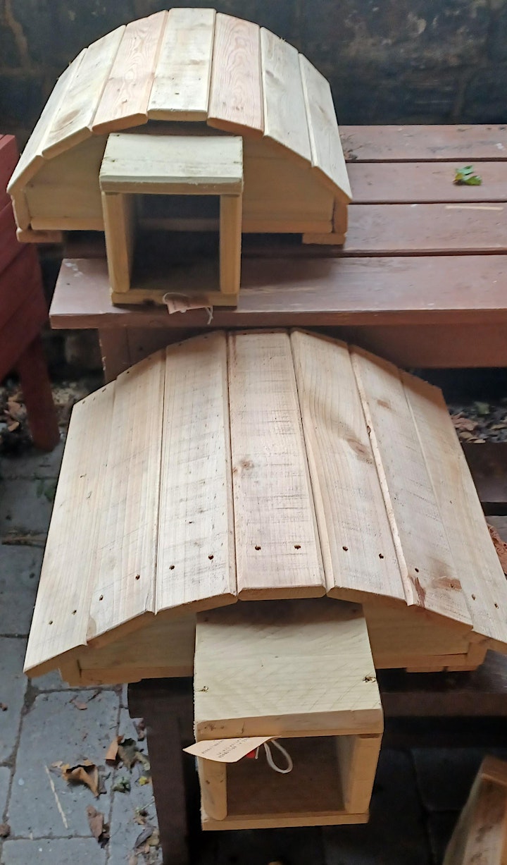 
		Weekend Woodwork at Hollybush: build your own hedgehog box image
