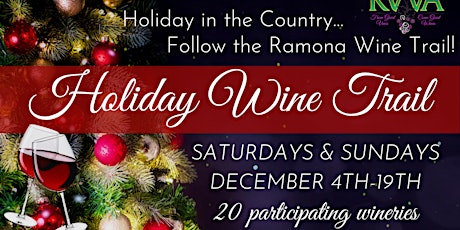 Ramona Holiday Wine Trail 2021 primary image