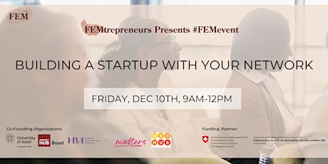 FEMevent  – Building a Startup with your Network