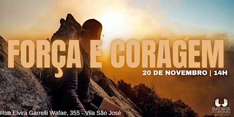 Imagem principal do evento ENCONTRO FORÇA E CORAGEM - IBP VILA SÃO JOSÉ - 14H ÀS 16H