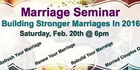 Marriage Seminar primary image