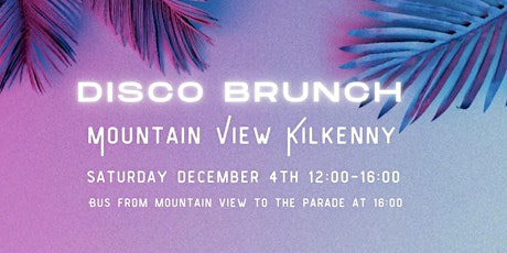 DISCO BRUNCH at Mountain View Kilkenny primary image