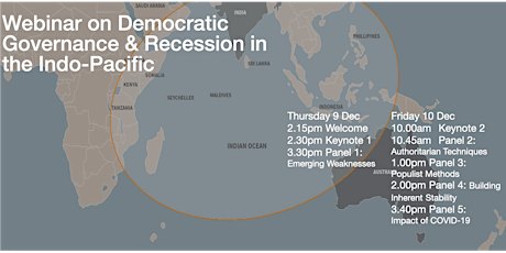 Webinar on Democratic Governance & Recession in the Indo-Pacific primary image