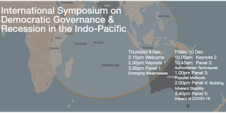 Symposium on Democratic Governance & Recession in the Indo-Pacific Day 1 primary image