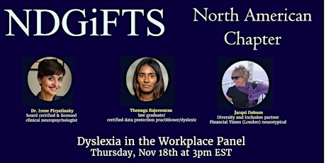 The NDGiFTS North America: Dyslexia in the Workplace Panel