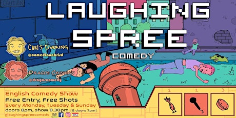 Laughing Spree: English Comedy on a BOAT (FREE SHOTS) 14.02. tickets