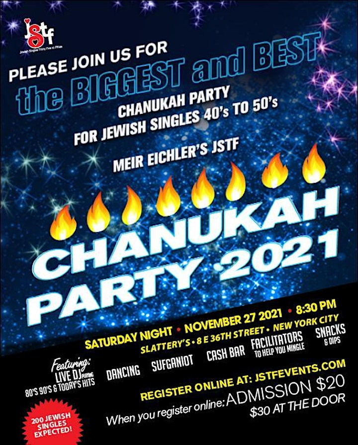 Chanukah party 2021 image