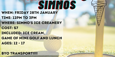 Minigolf and lunch @ Simmo's! tickets