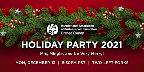 IABC OC Holiday Party 2021 primary image