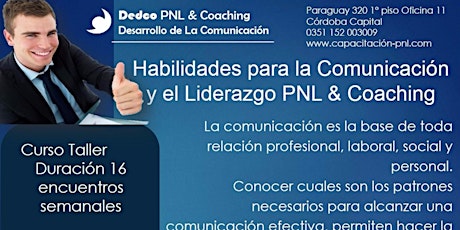 Imagen principal de Curso-Taller Habilidades para la Comunicación y el Liderazgo Relacional PNL & Coaching