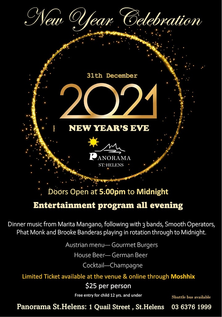 
		New Year's Eve Entertainment at the Panorama St. Helens. image
