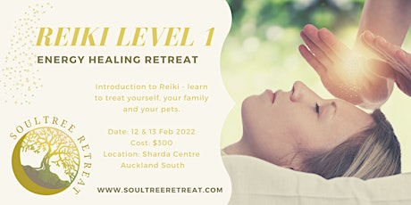 Introduction to Energy Healing Retreat  - Reiki level 1(Auckland South) primary image