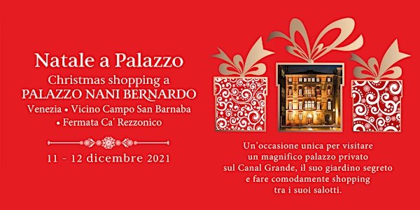 Natale a Palazzo Nani Bernardo sul Canal Grande
