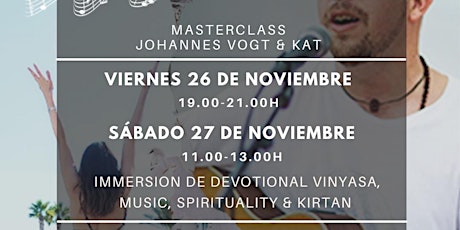 Kirtan & Vinyasa Yoga Concert/Masterclass primary image
