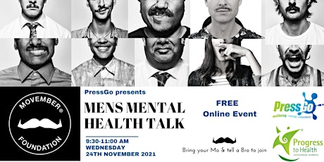 Mens Mental Health Talk - Online Event primary image