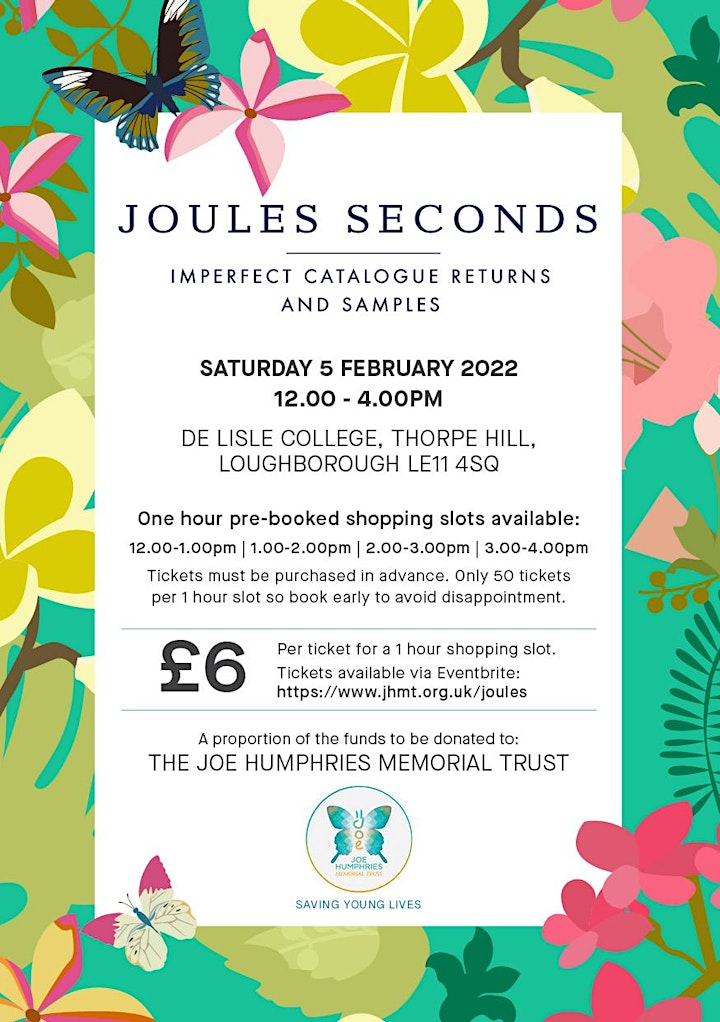 Joules Seconds Sale! image