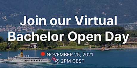 Hauptbild für Virtual Open Day - Bachelor - Hotel Institute Montreux