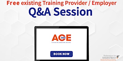 Q&A Session for Providers/Employers (Existing ACE360 Users) primary image