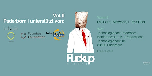 FuckUp Nights OWL Vol. II - Paderborn
