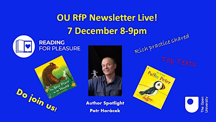 
		OU Reading for Pleasure Newsletter LIVE! image
