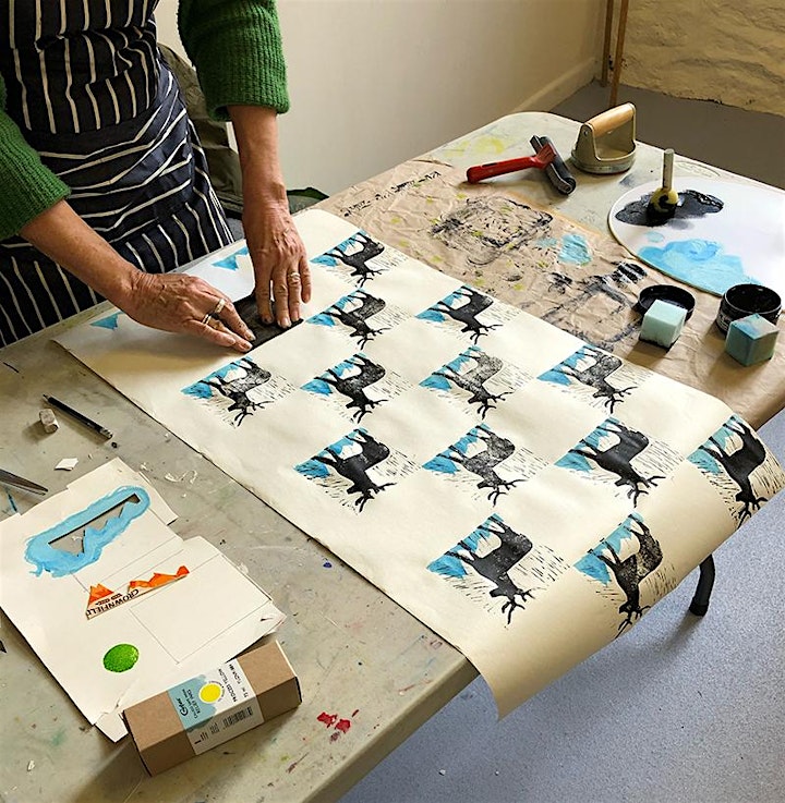 
		Hand Printed Wrapping Paper Workshop image
