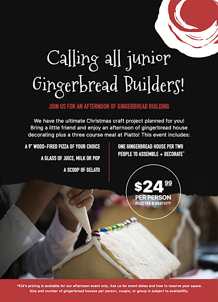 
		Calling all JUNIOR Gingerbread Builders! image
