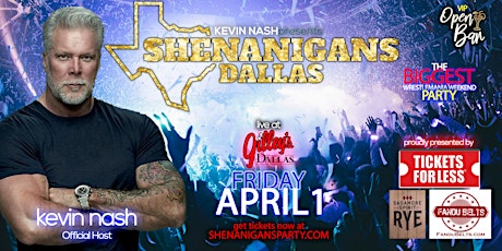 Kevin Nash Presents: Shenanigans VIP Party Dallas tickets