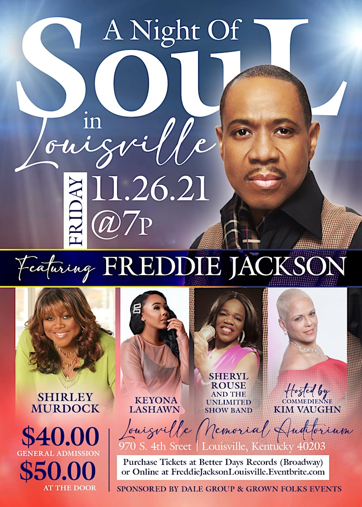 Night of Soul Music Artists featuring FREDDIE JACKSON image