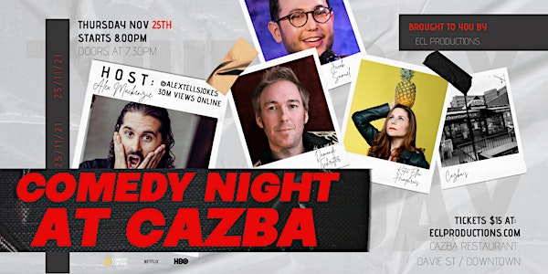 Comedy Night at Cazba!