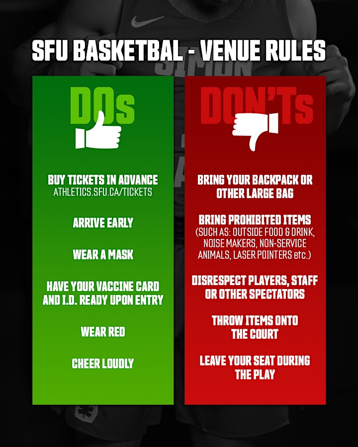 
		SFU Men's Basketball vs. Langara College image
