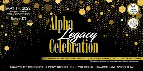 Alpha Legacy Celebration 2022 tickets