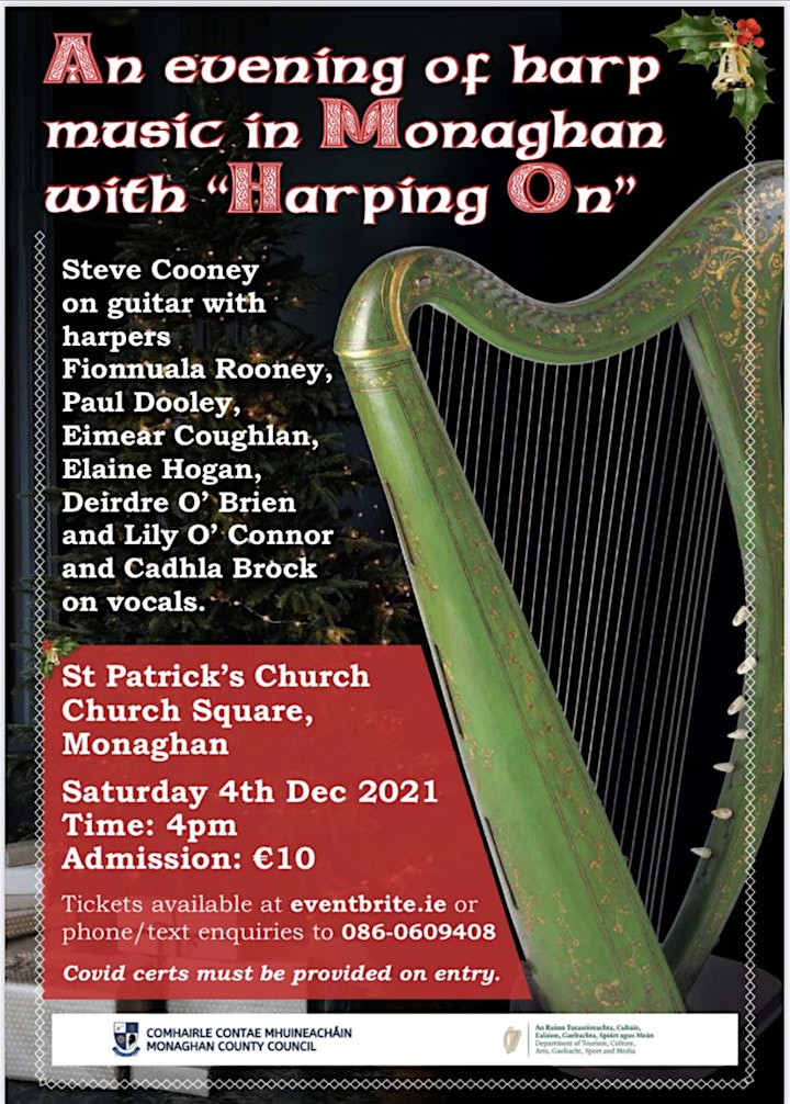 
		‘HARPING ON’ in Monaghan image
