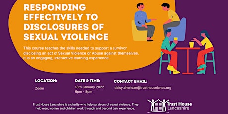 Responding effectively to disclosures of Sexual Violence tickets