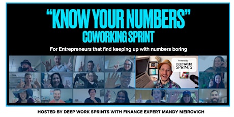 "Know your Numbers" Coworking Sprint tickets