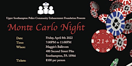 Monte Carlo Night Foundation Fundraiser tickets
