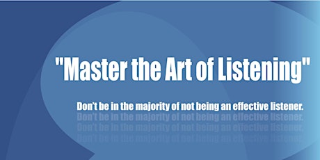 SoEI Seminar: Master of Art of Listening primary image