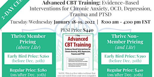 PESI CEU: Advanced CBT Training primary image